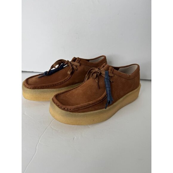 NEW CLARKS Wallabee Cup Tan Nubuck Men\'s Lifestyle Shoe Moccasins Mens Size 10 main image 4